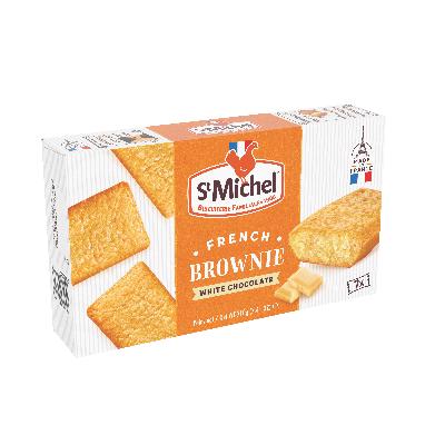 St Michel Fehércsokoládés Brownie-k 